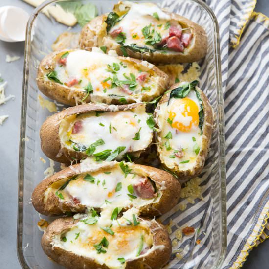 Breakfast Baked Potato