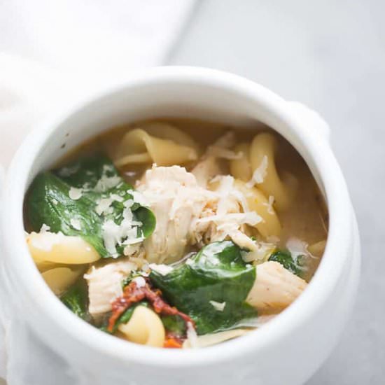 Chicken Florentine Soup