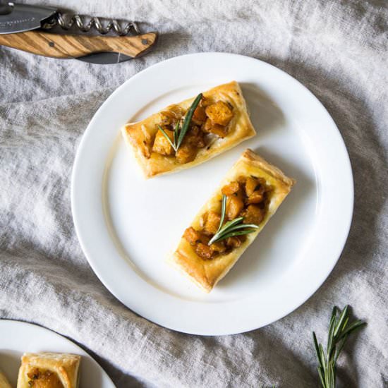 Pumpkin & Rosemary Puff Pastry