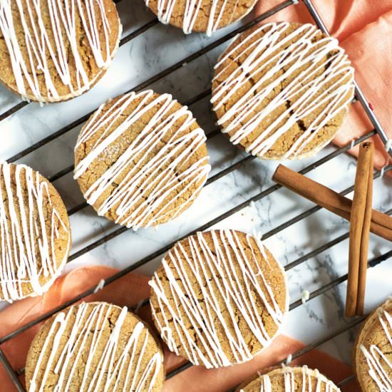 Pumpkin Ginger Sandwich Cookies