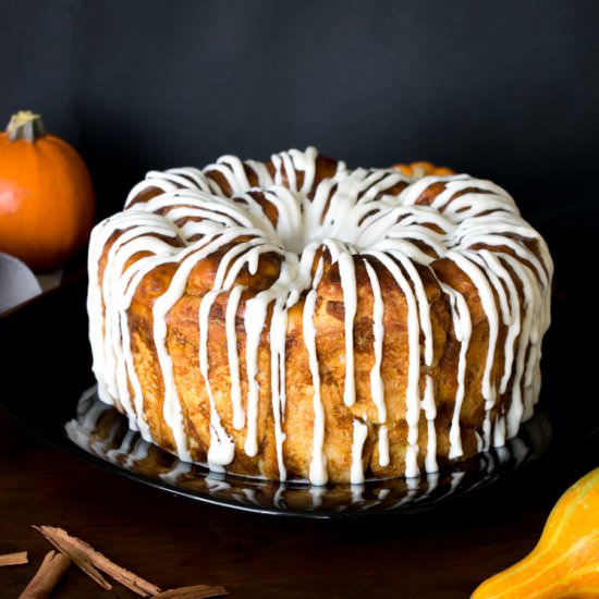 Pumpkin spice monkey bread