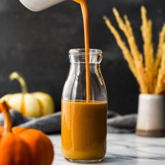 Homemade Pumpkin Coffee Creamer