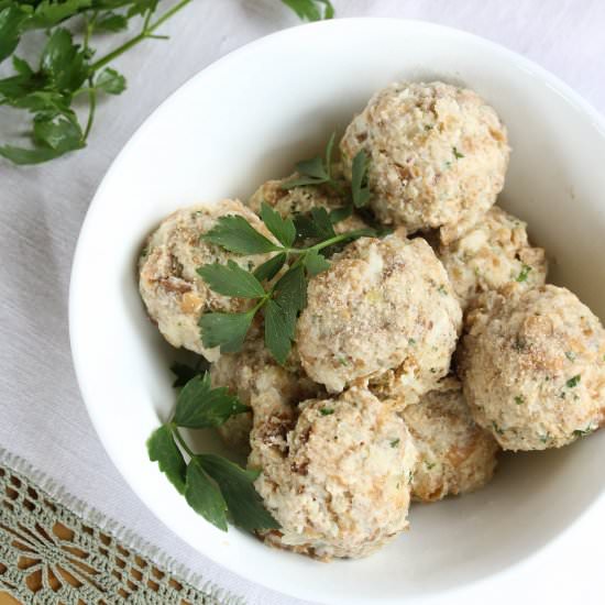Homemade German Semmelknödel