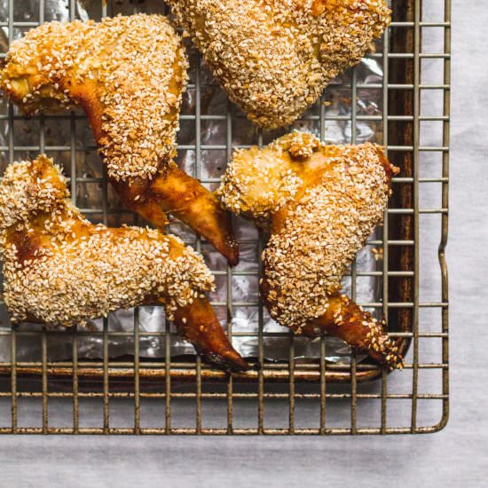 crispy baked pumpkin wings