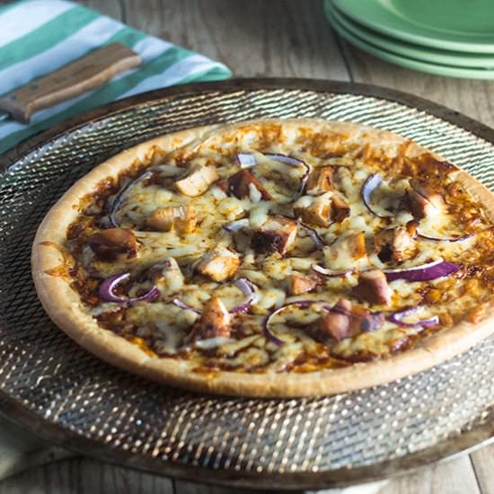 Gluten Free BBQ Chicken Pizza