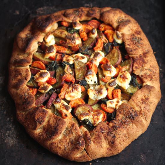 Sweet Potato Carrot Galette