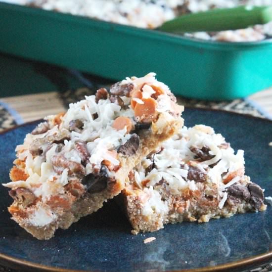 Chocolate Coconut Pecan 7-Layer Bar
