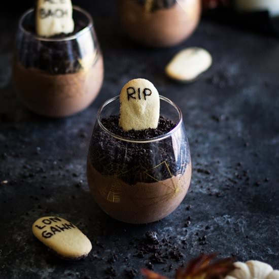 Graveyard Chocolate Mousse