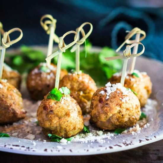 Turkey Meatballs with Green Chiles