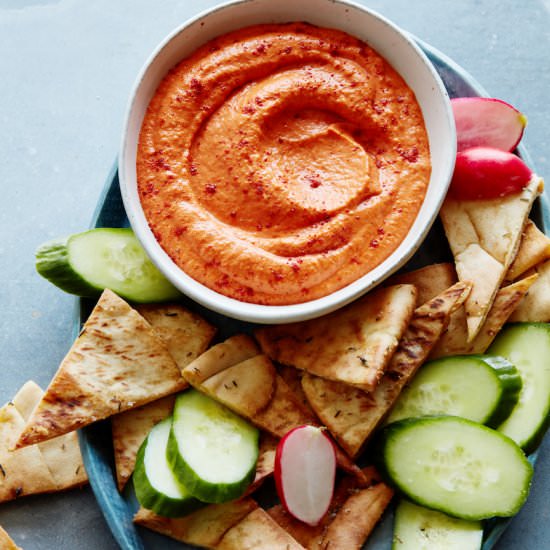 Red Pepper & Artichoke Hummus