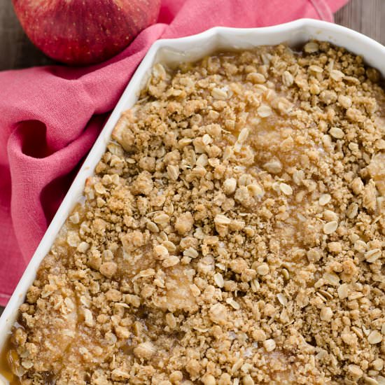 Spiralized Apple Crisp