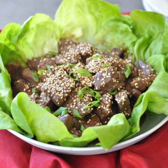 Low Carb Teriyaki Beef Bites