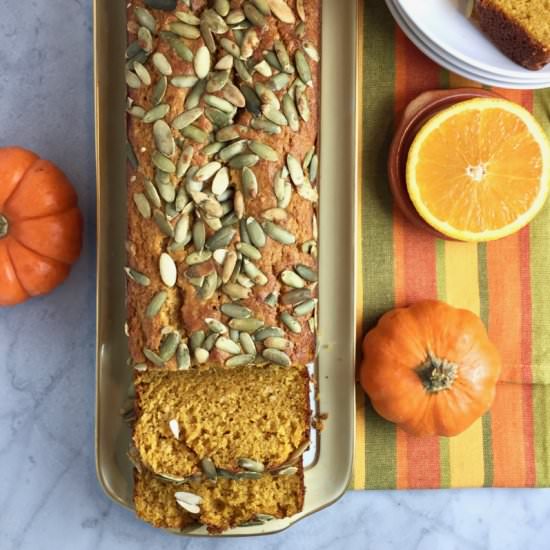 Pumpkin-Orange Bread