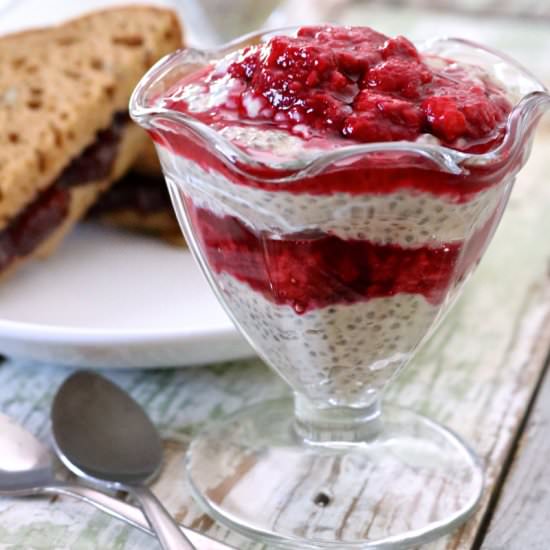 PB&J Chia Pudding