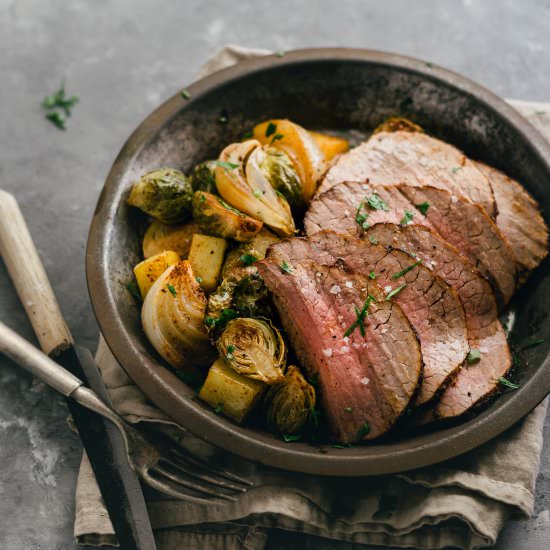 Sheet Pan Chipotle Eye Round Roast