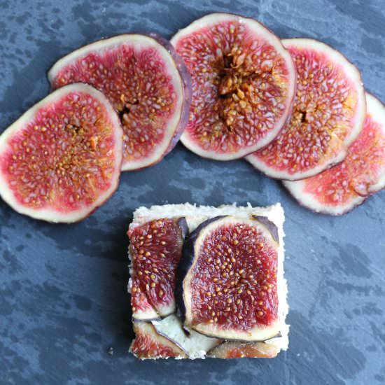 Coconut Cheesecake Fig Chunks