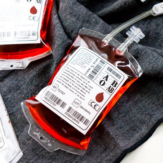 Blood Bag Cocktail