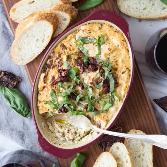 Sun-Dried Tomato and Pesto Dip