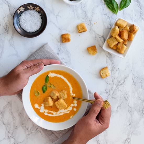Creamy Roasted Tomato Soup