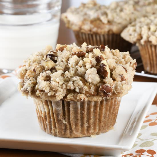 Caramelized Banana Muffins