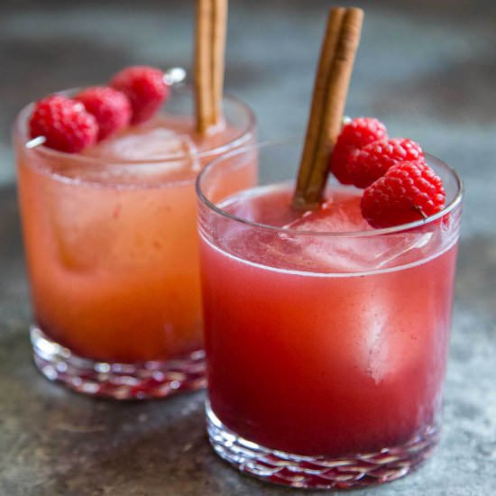 Sparkling Berry Apple Mocktail
