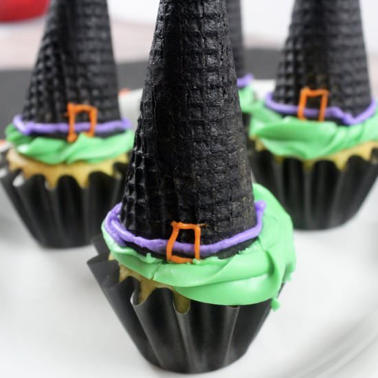 Witch Hat Cupcakes