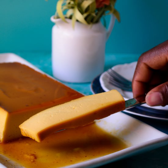 Ackee Pimento Flan