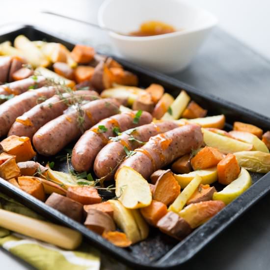 Sheet Pan Sausage Dinner