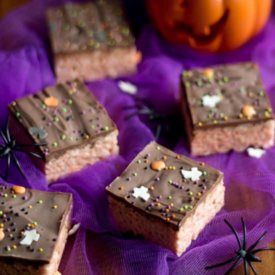 Easy Halloween Rice Krispie Treats