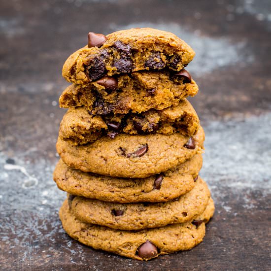 Chocolate Chip Pumpkin Cookies