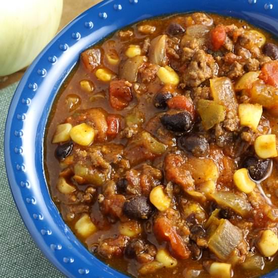 Slow Cooker Taco Chili