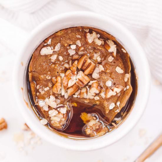 Breakfast Pumpkin Spice Mug Cake