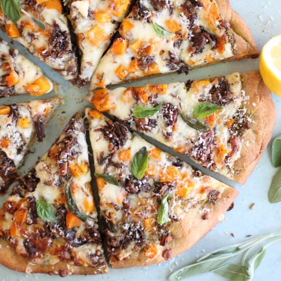 Short Rib Butternut Squash Pizza