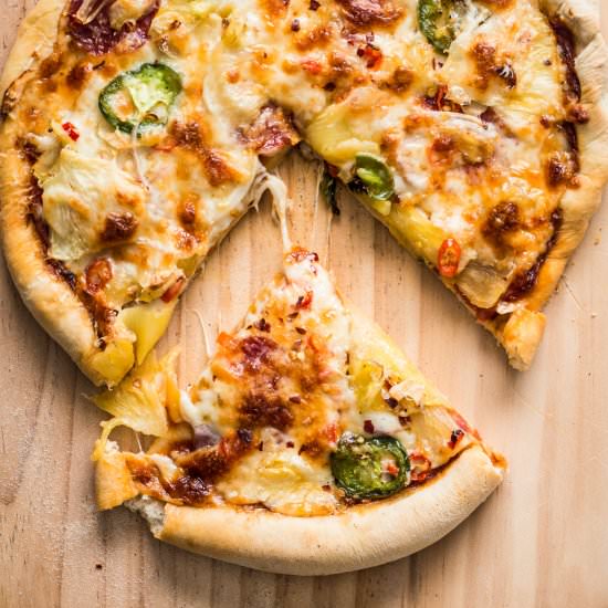 Hot Hawaiian Pizza