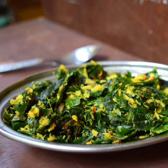 Drumstick Leaves-Coconut paste Dish