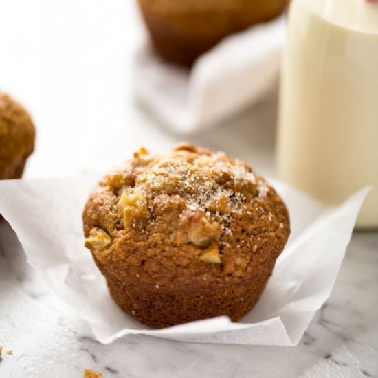 BROWN SUGAR APPLE MUFFINS