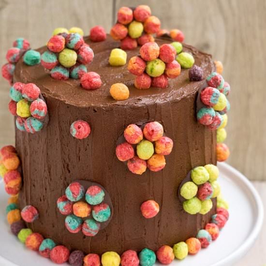 Trix Cereal Cake