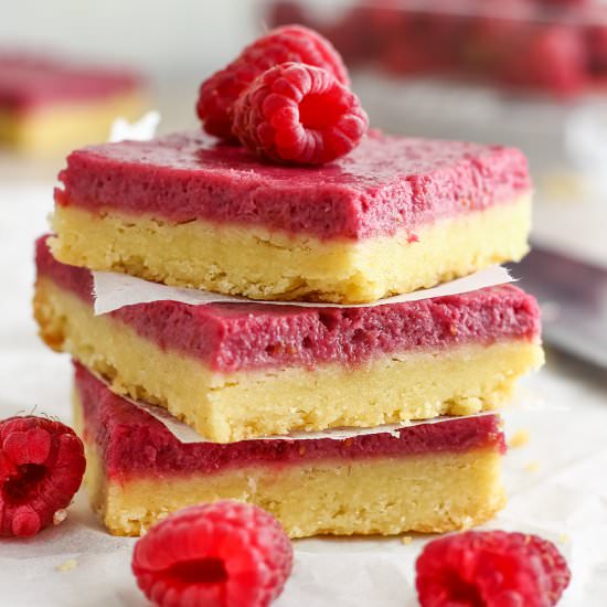 almond raspberry bars
