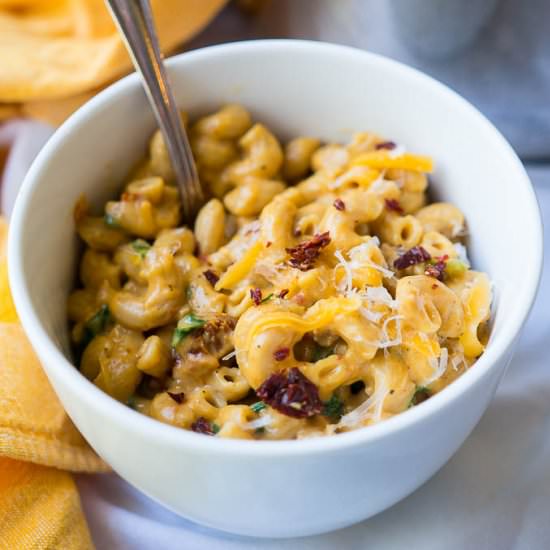 Pressure Cooker Savory Pumpkin Mac
