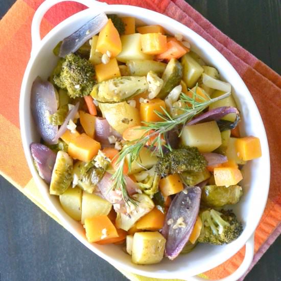 White Wine Roasted Vegetables