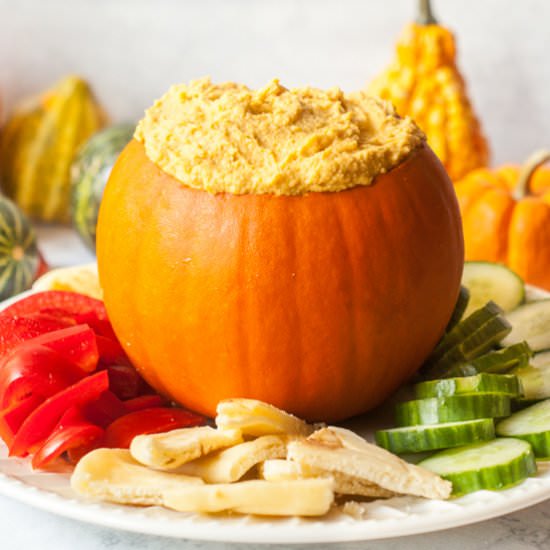 Easy Spicy Pumpkin Hummus