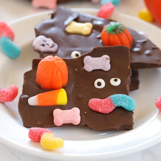 Halloween Chocolate Bark