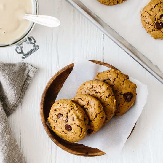 Chocolate Chip Tahini Cookies