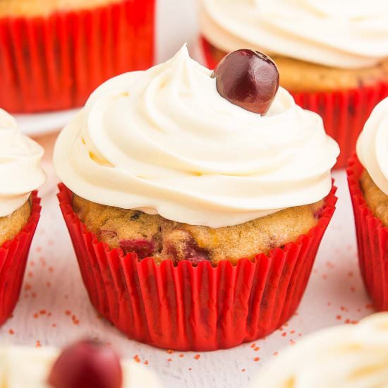 Cranberry Orange Cupcakes
