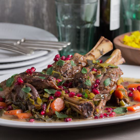 Moroccan Lamb Shanks