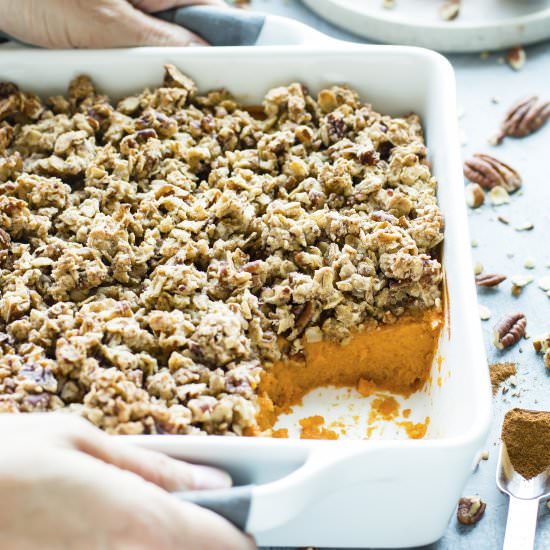 Healthy Sweet Potato Casserole