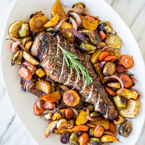 Fall Sheet Pan Pork Tenderloin