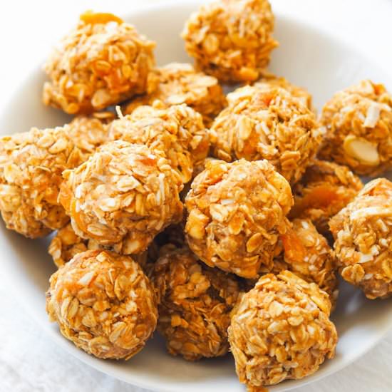 Salty Cashew Coconut Energy Bites