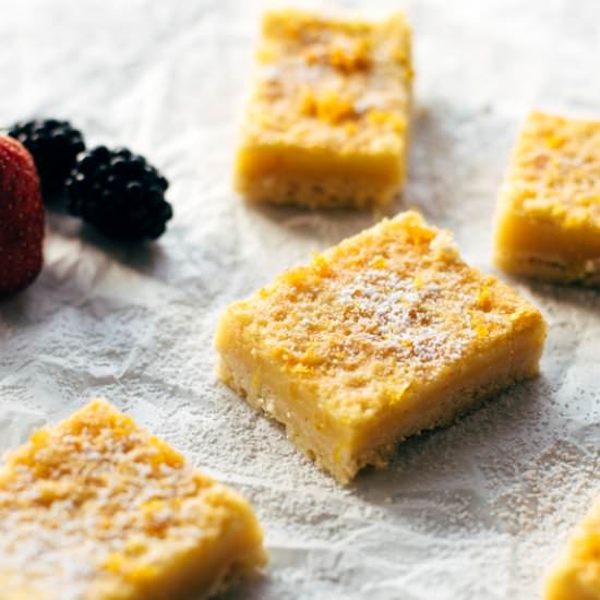 Orange Curd Bars