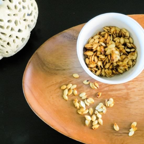 Maple Roasted Pumpkin Seeds